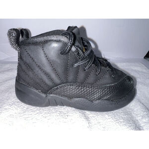 Air Jordan 12 Retro "Black Taxi" 850000-071 Toddler Baby Kids Size 7c